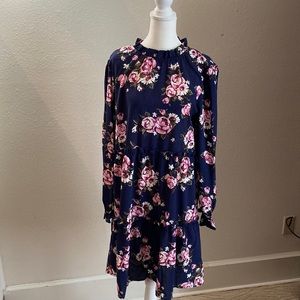 NWOT- LuLaRue long sleeve, floral dress